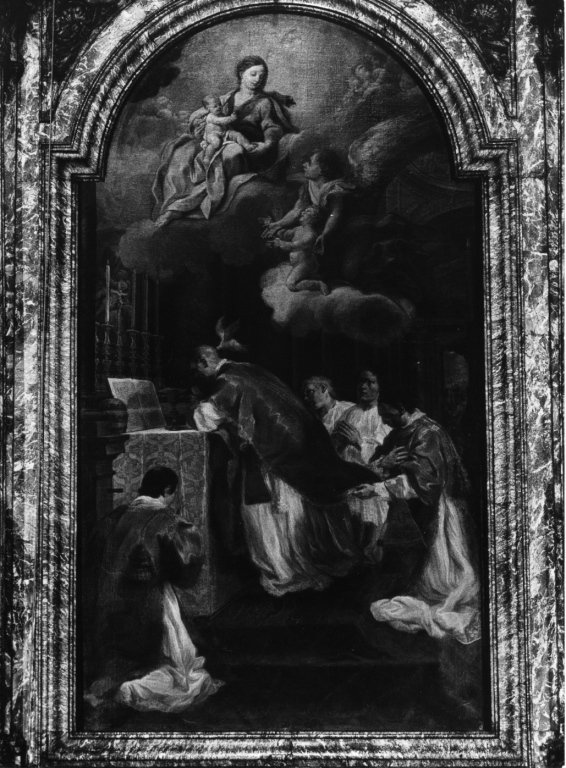 Messa di San Gregorio (dipinto) by Evangelisti Filippo (sec. XVIII)
